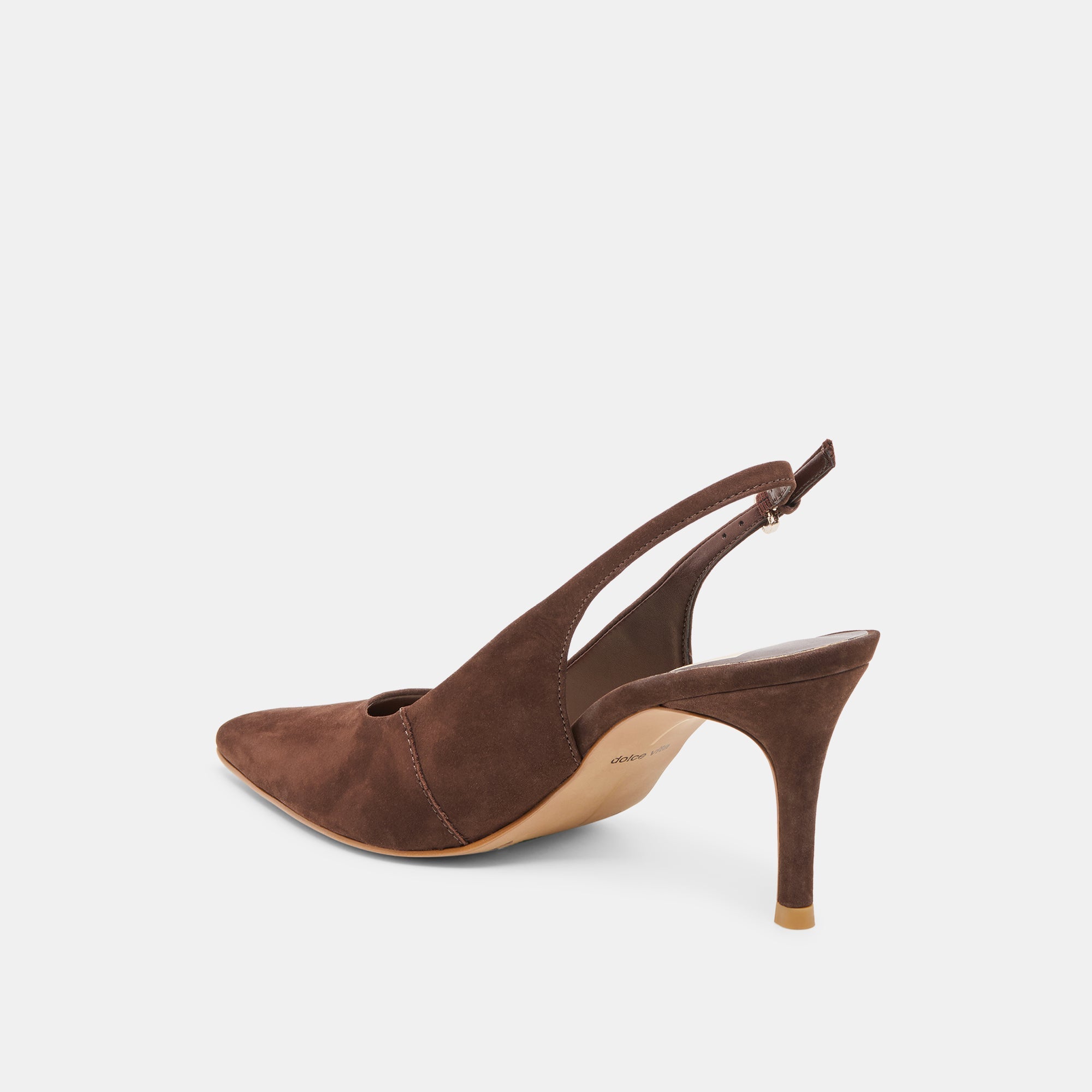 Elasi Dk Brown Nubuck Heels / Dolce Vita