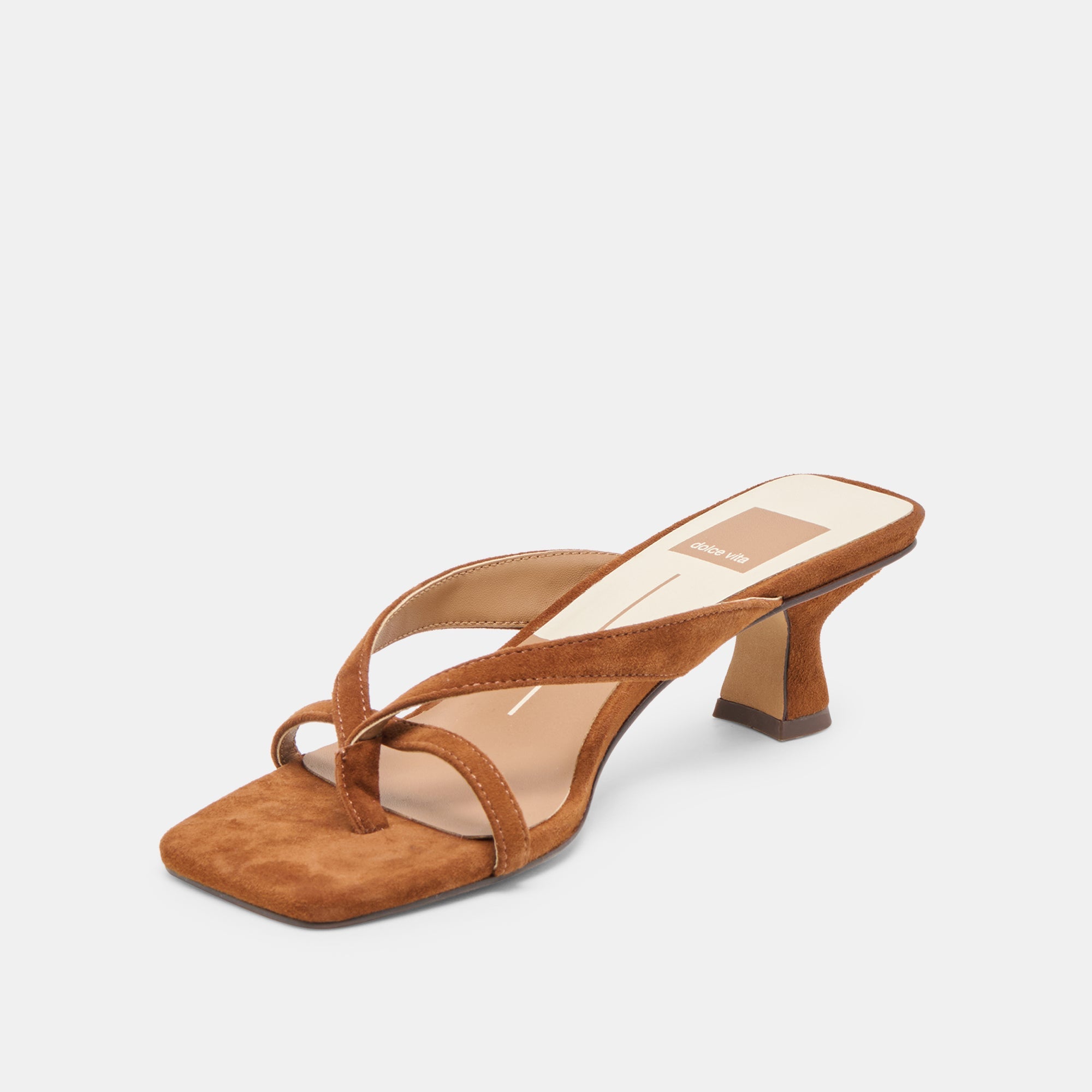 Brevel Dk Brown Suede Heels / Dolce Vita