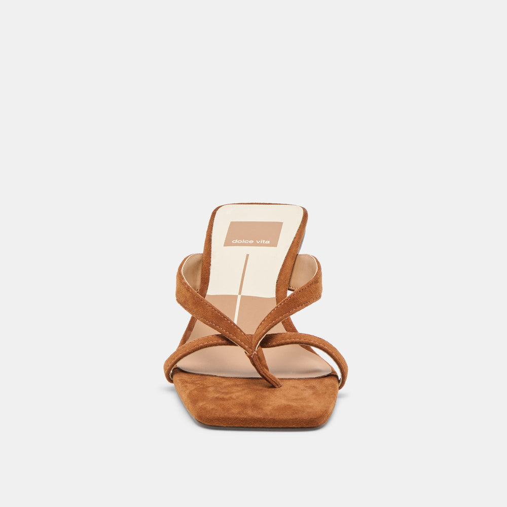 Brevel Dk Brown Suede Heels / Dolce Vita