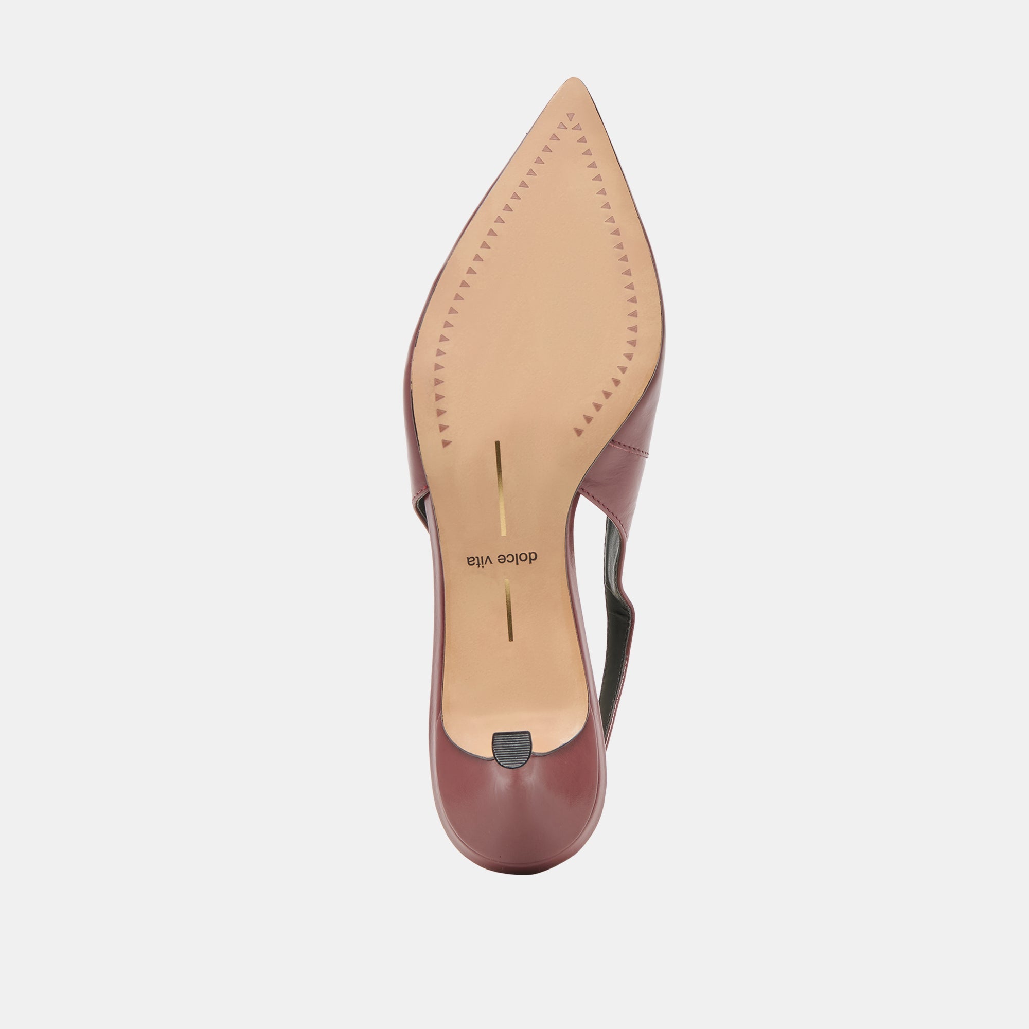 Alenna Oxblood Crinkle Heels / Dolce Vita