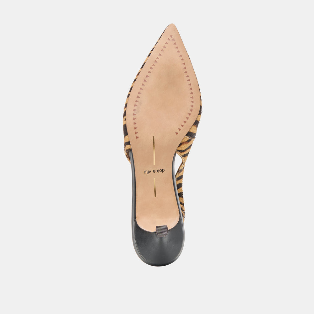 Alenna Tiger Calf Hair Heels / Dolce Vita