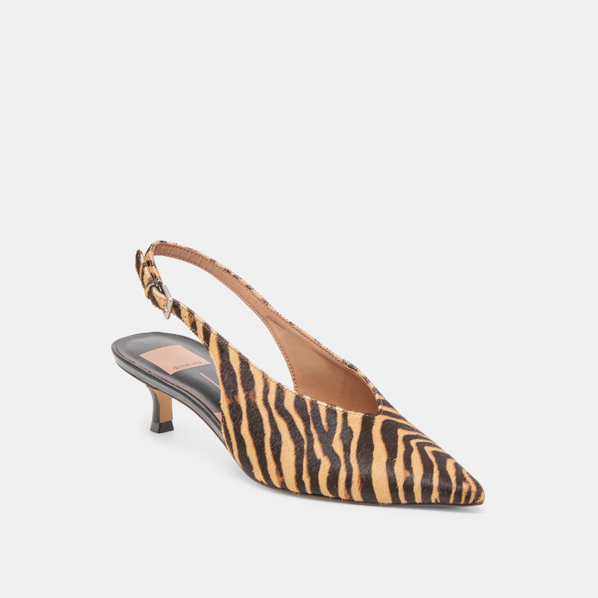 Alenna Tiger Calf Hair Heels / Dolce Vita