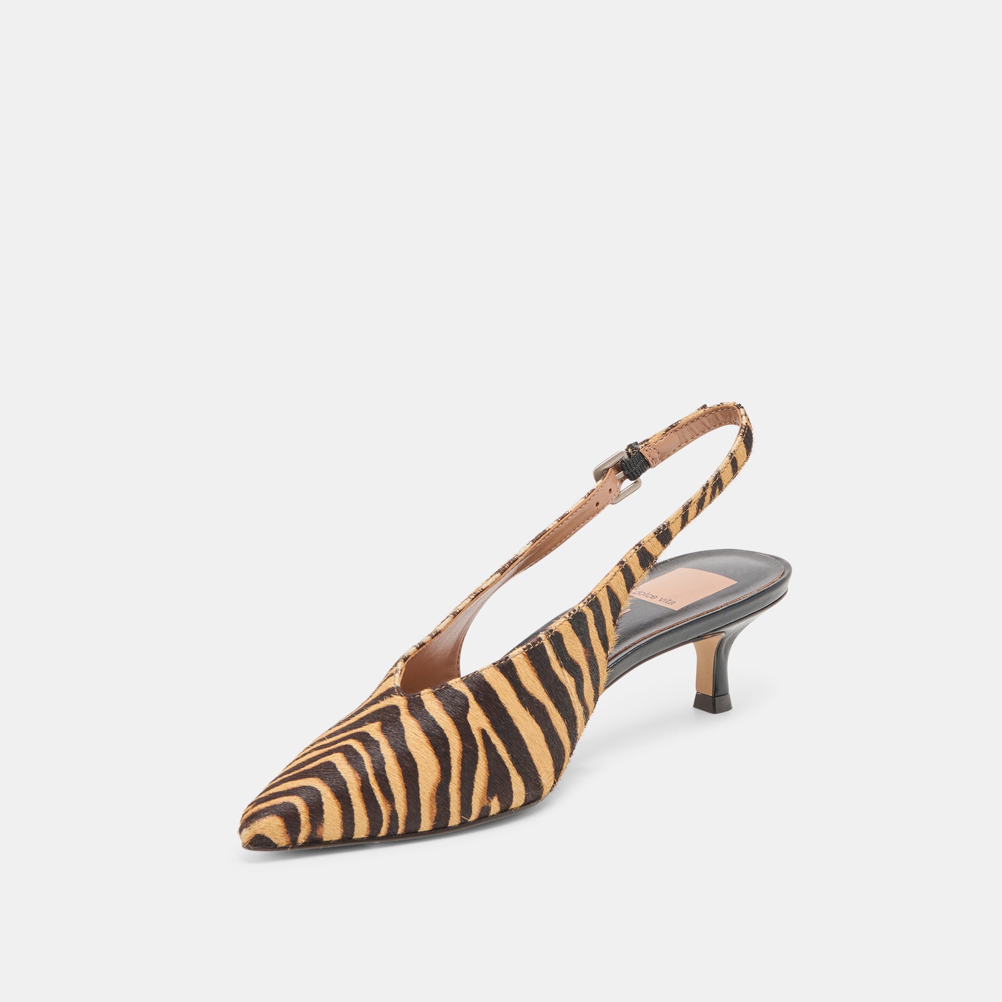 Alenna Tiger Calf Hair Heels / Dolce Vita