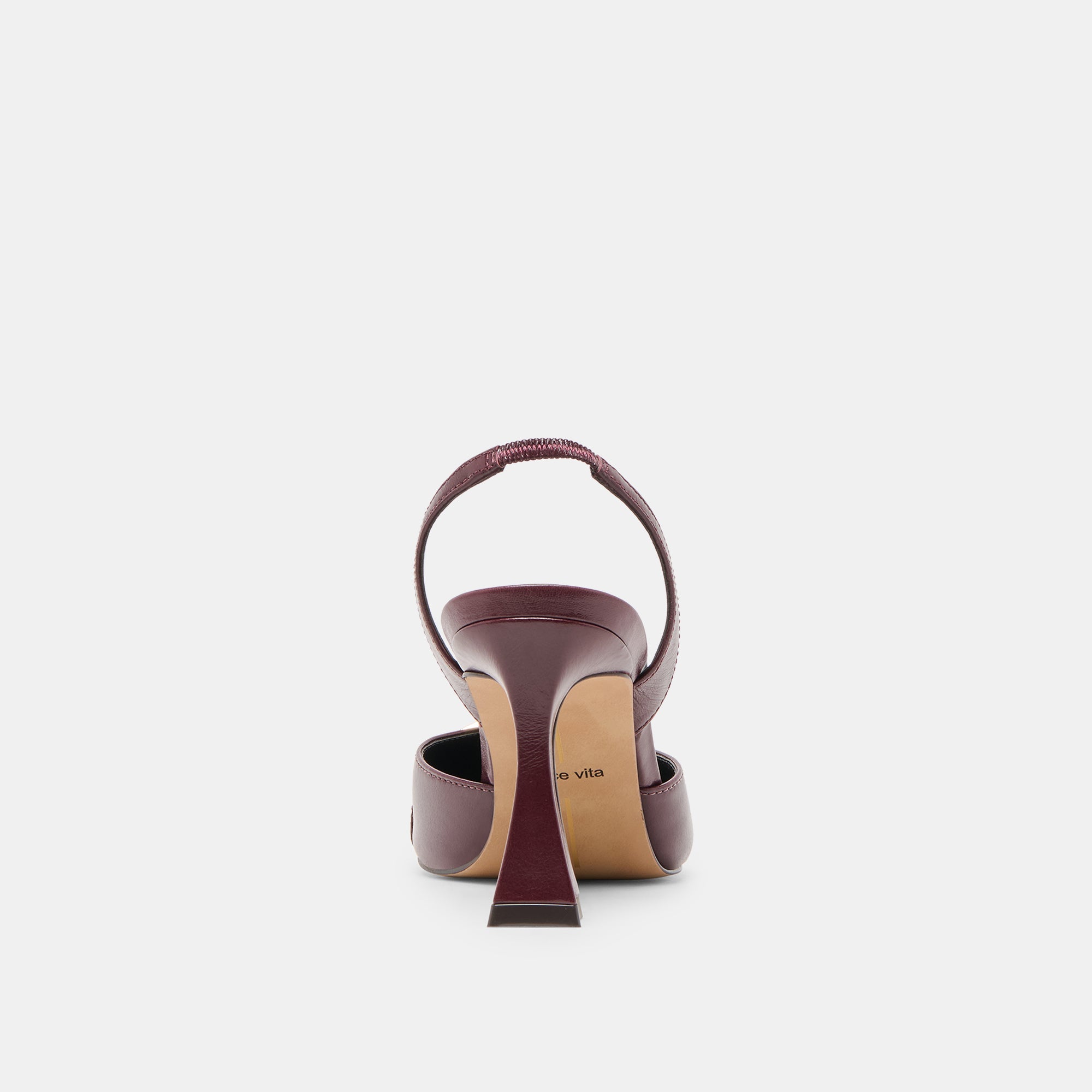 Malik Cranberry Crinkle Patent Heels / Dolce Vita