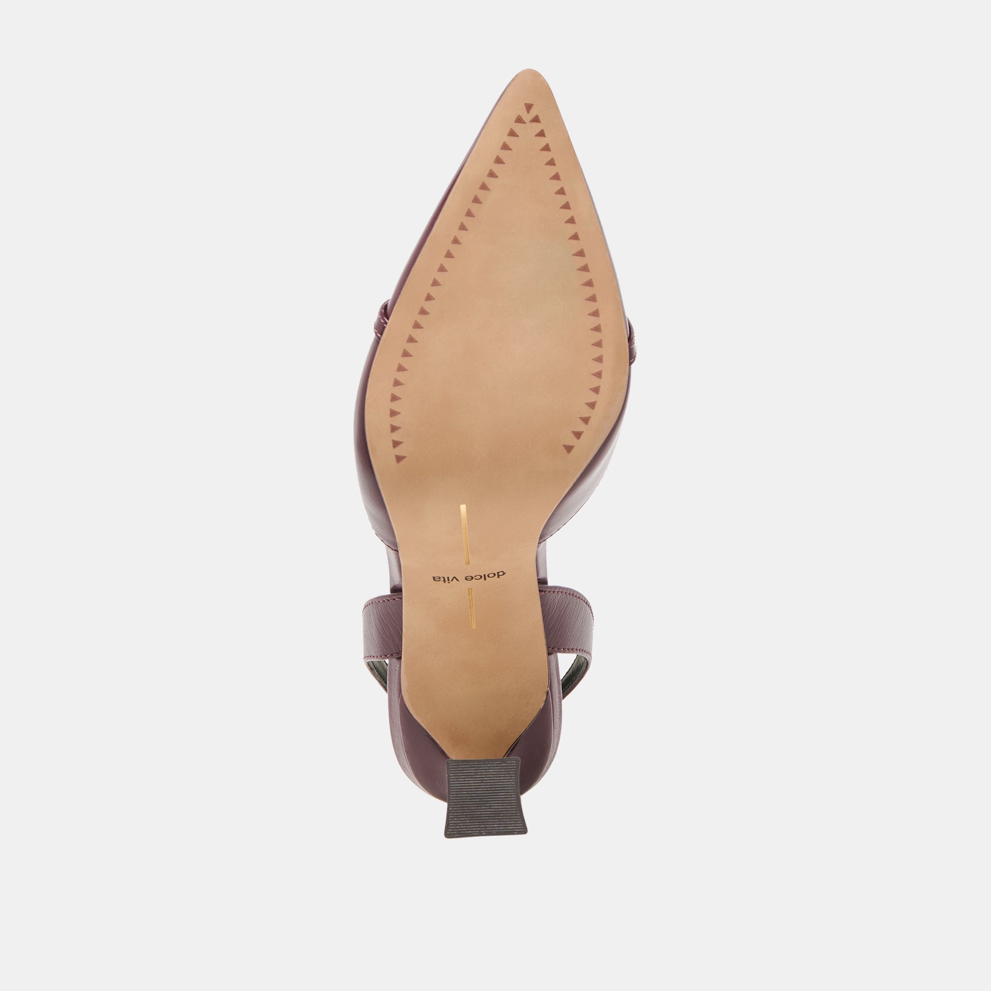 Malik Cranberry Crinkle Patent Heels / Dolce Vita