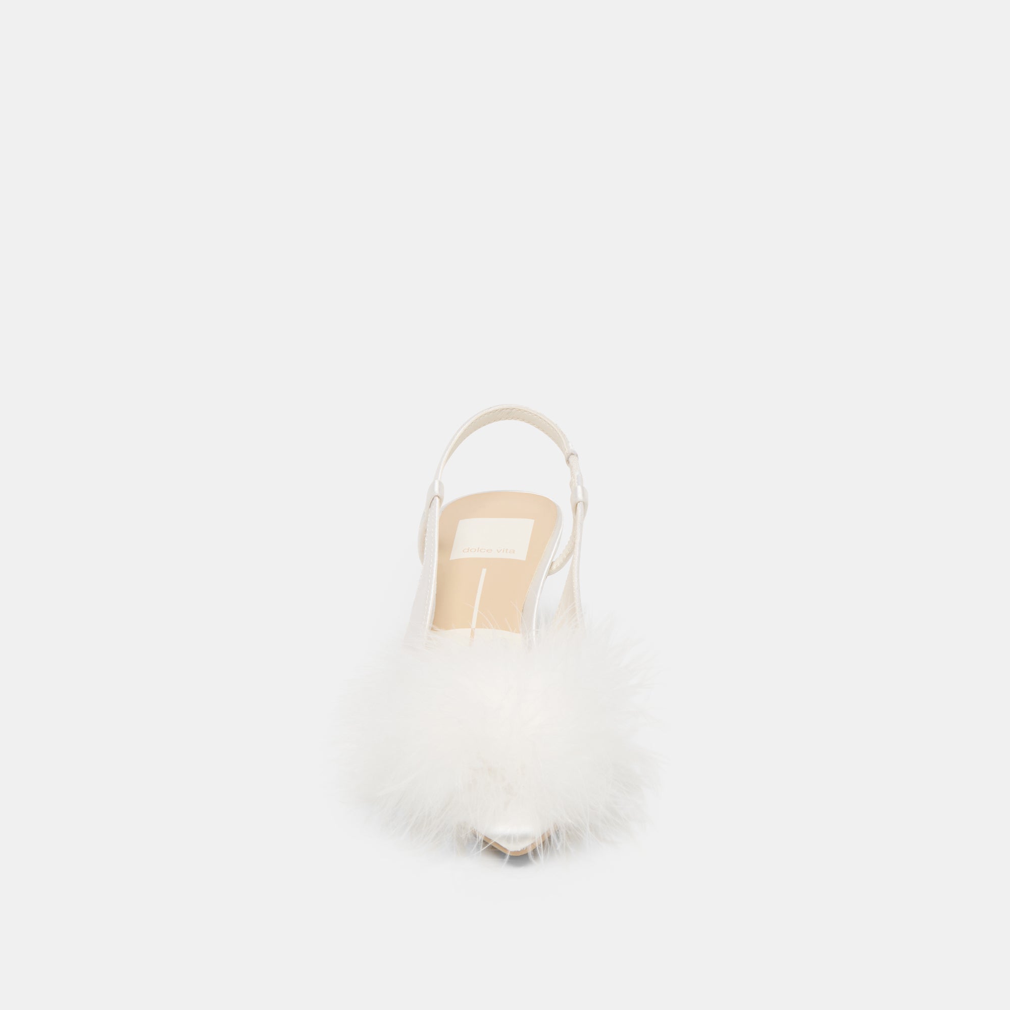 Kamy True White Satin Heels / Dolce Vita