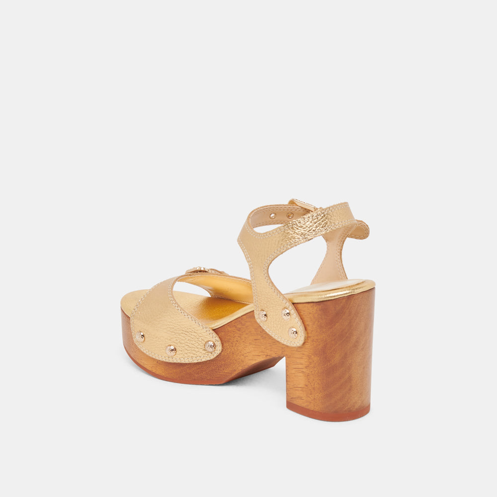 YANDY HEELS GOLD LEATHER
 – Dolce Vita / Dolce Vita