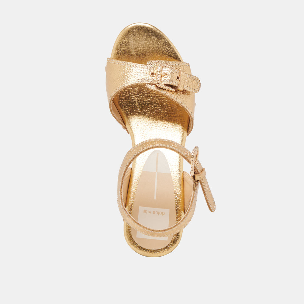 YANDY HEELS GOLD LEATHER
 – Dolce Vita / Dolce Vita