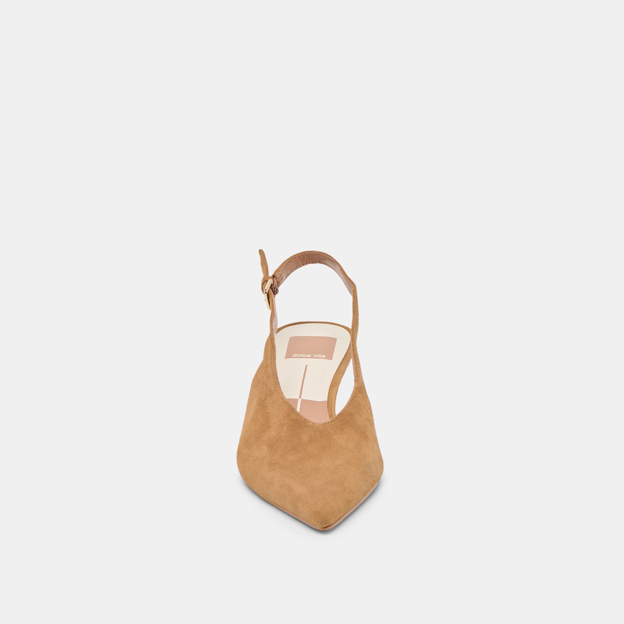 Alenna Lt Brown Suede Heels / Dolce Vita