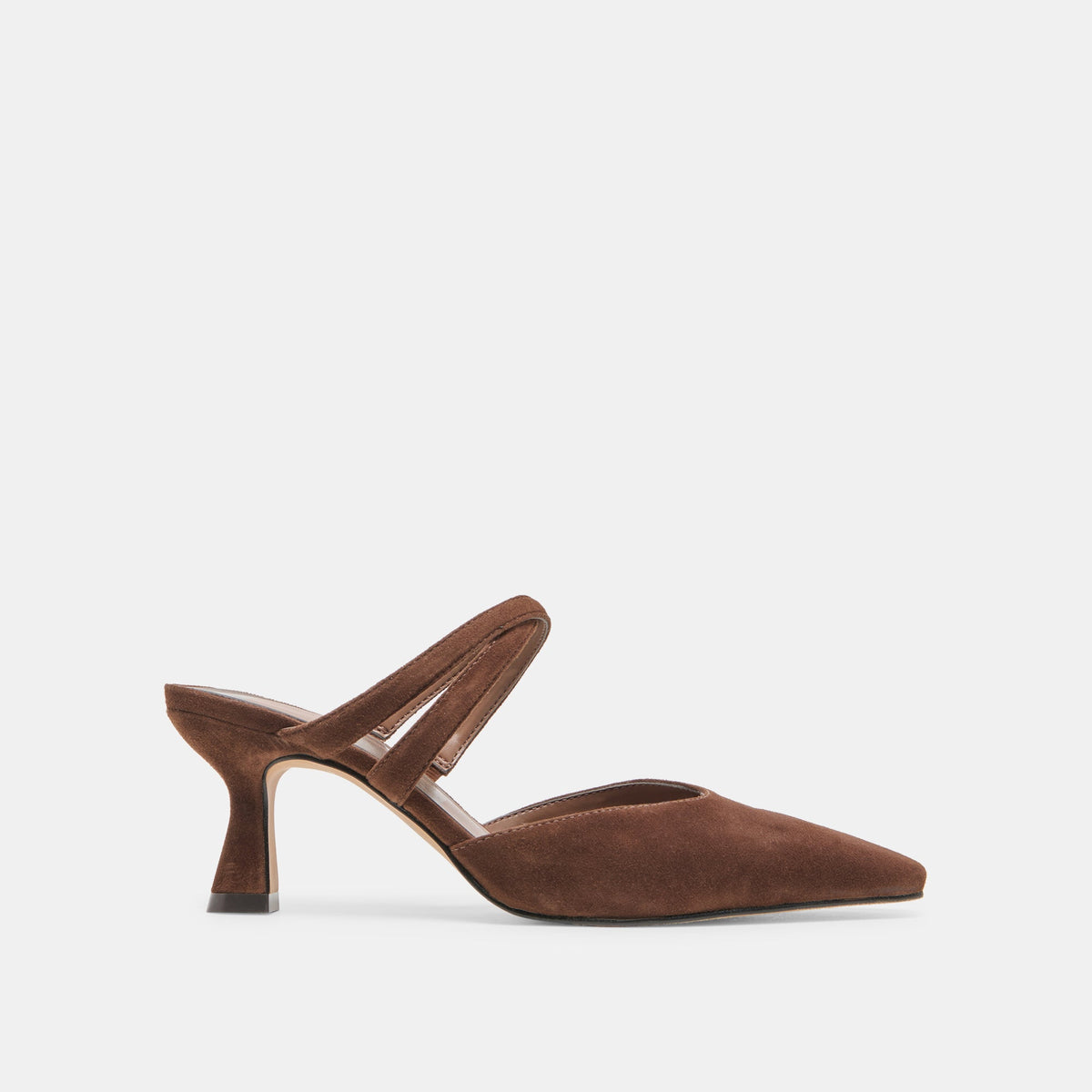 Linore Dk Brown Suede Heels / Dolce Vita