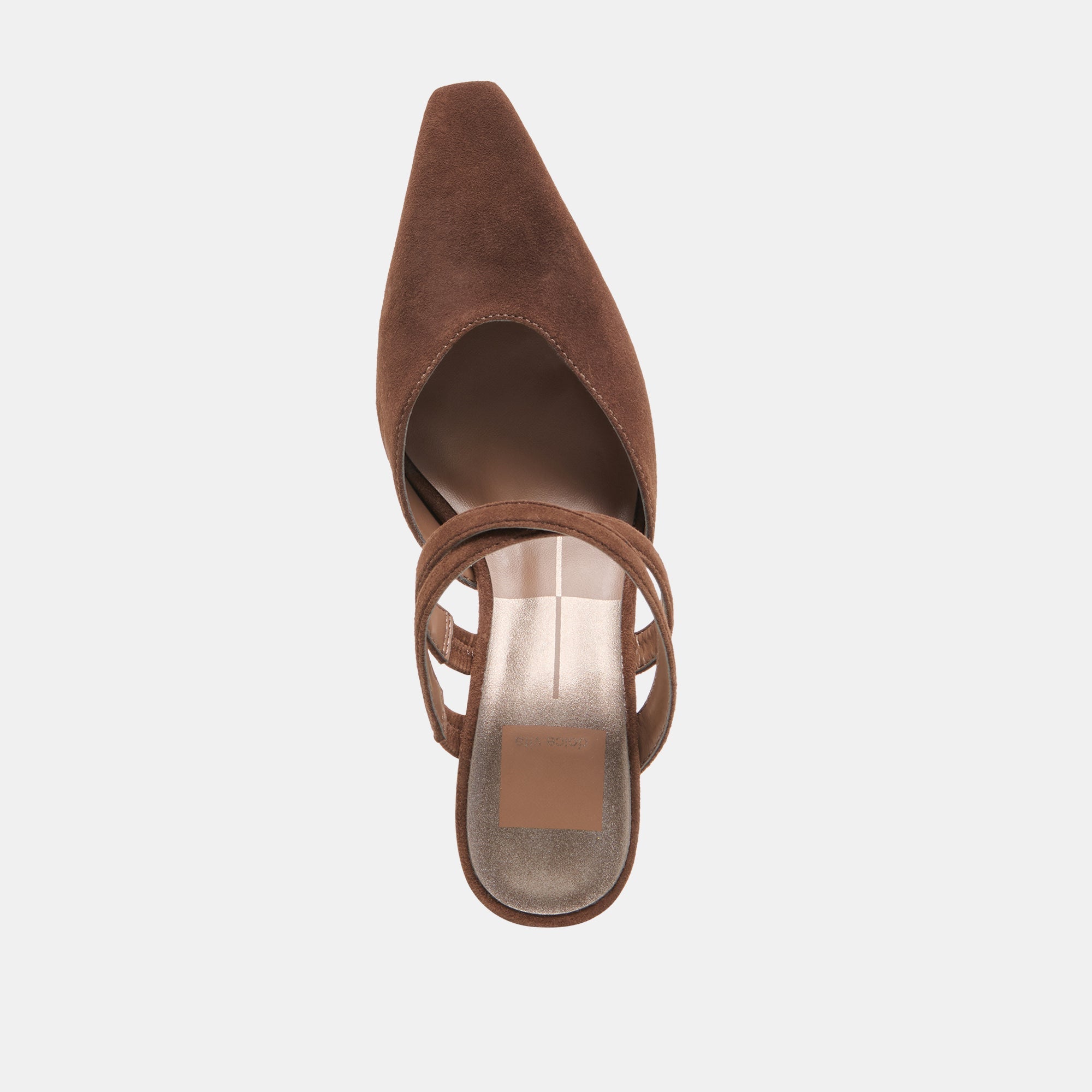 Linore Dk Brown Suede Heels / Dolce Vita