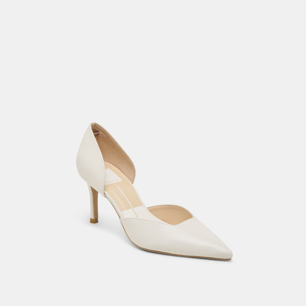 ELOY HEELS WHITE LEATHER
 – Dolce Vita / Dolce Vita