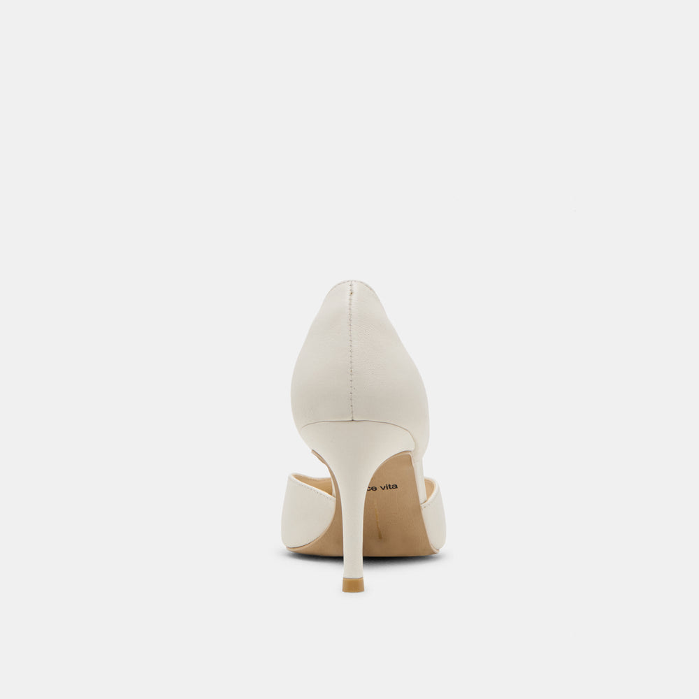 ELOY HEELS WHITE LEATHER
 – Dolce Vita / Dolce Vita