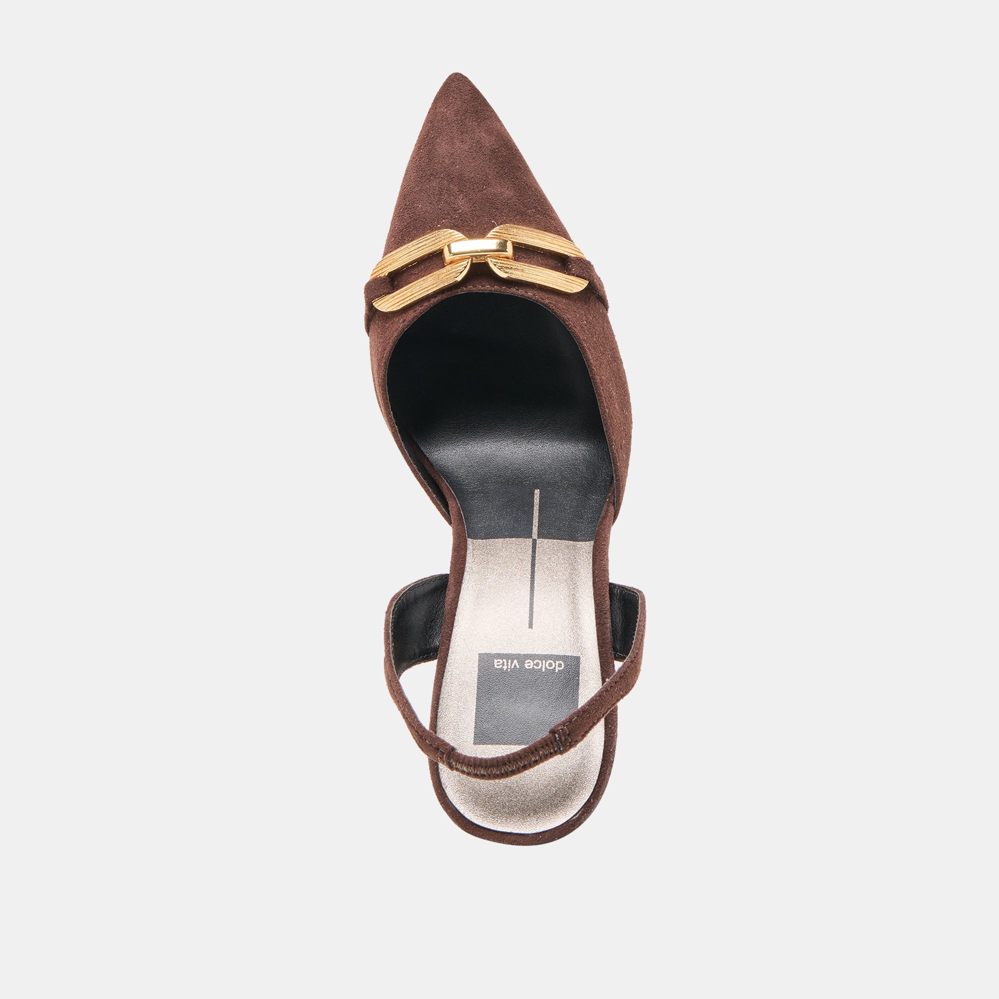 Malik Mahogany Nubuck Heels / Dolce Vita