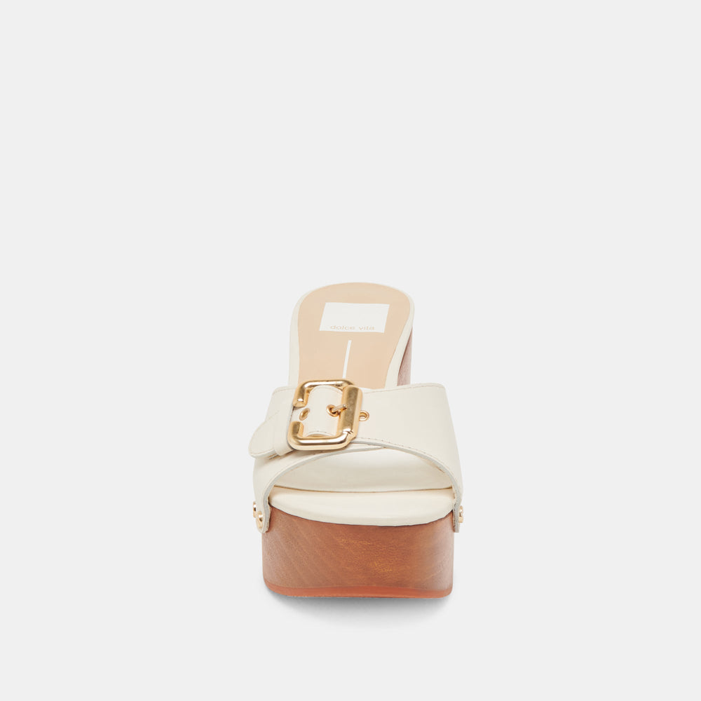 YALAH HEELS OFF WHITE LEATHER
 – Dolce Vita / Dolce Vita