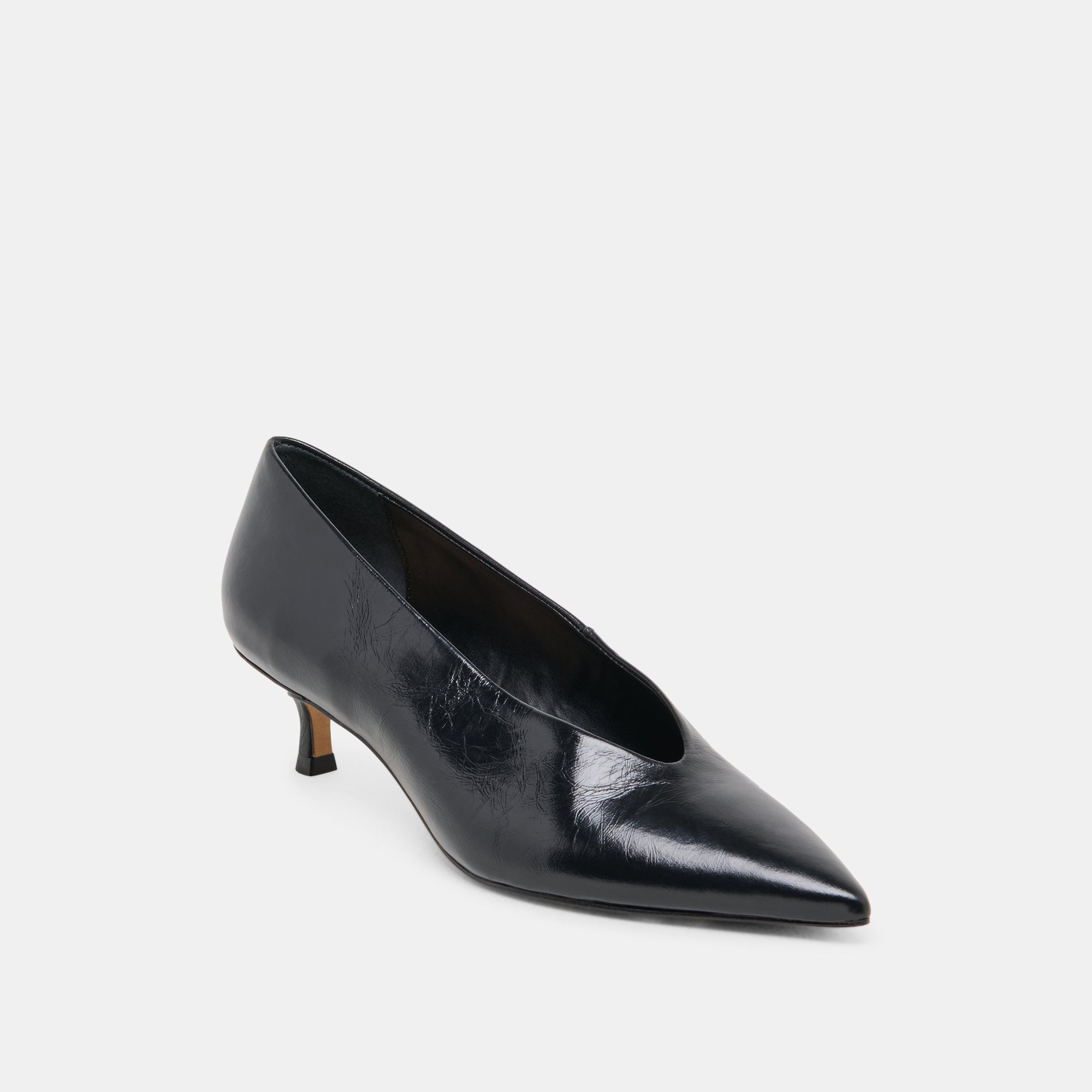 ALWYN HEELS MIDNIGHT CRINKLE PATENT
 – Dolce Vita / Dolce Vita