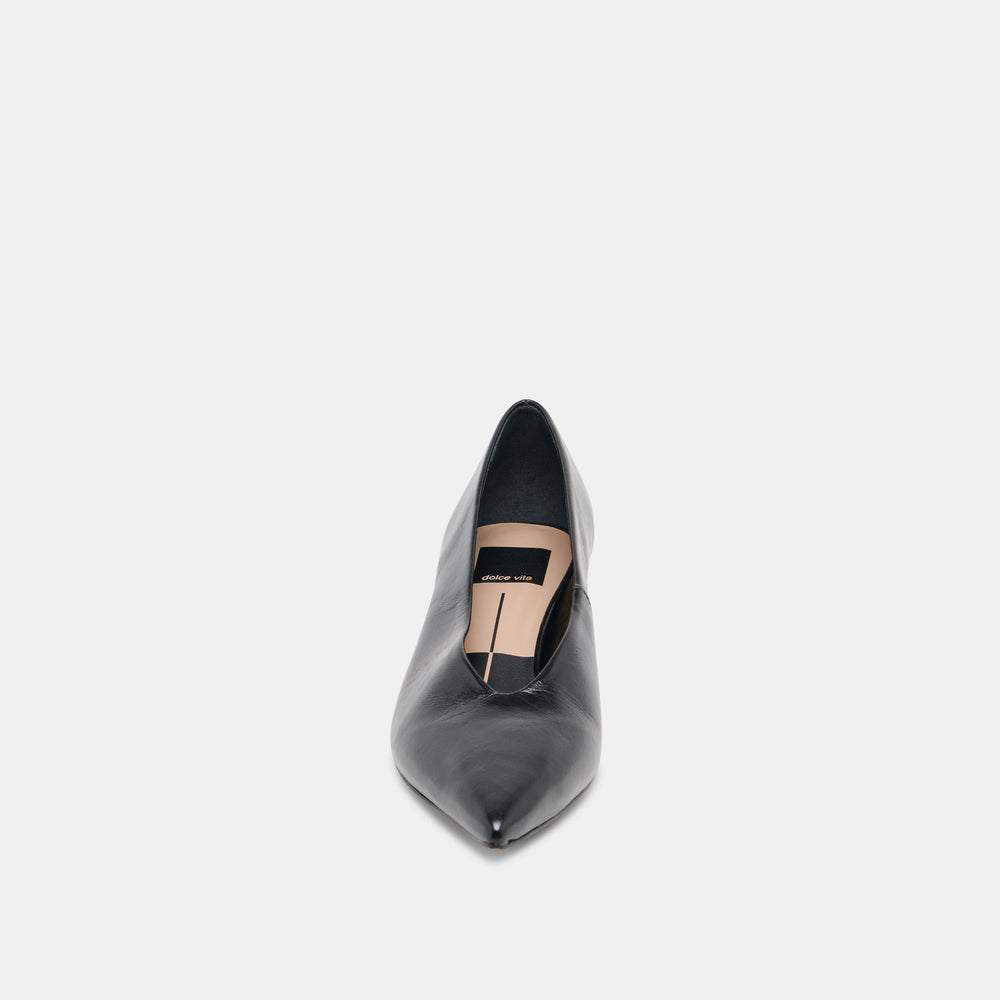 ALWYN HEELS MIDNIGHT CRINKLE PATENT
 – Dolce Vita / Dolce Vita
