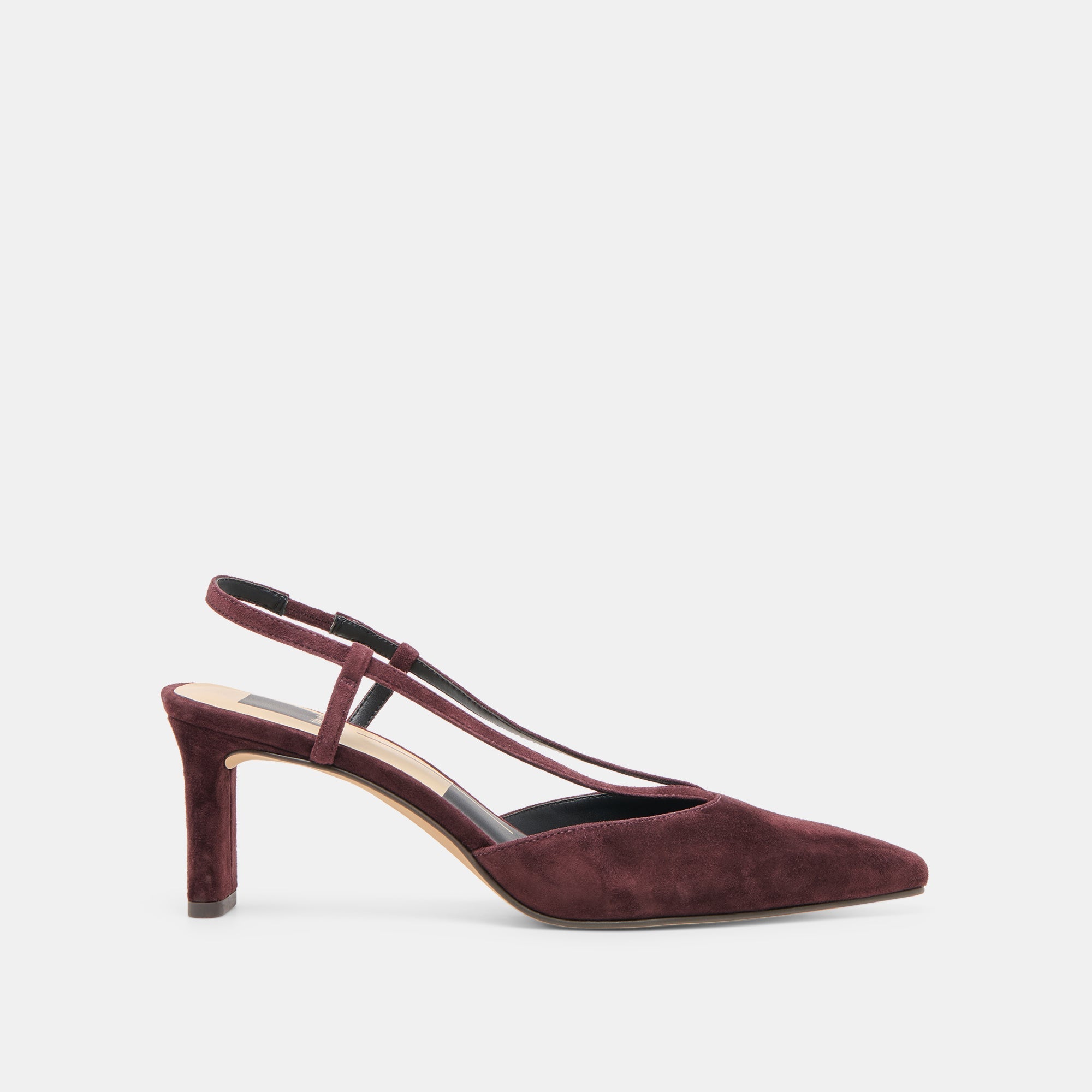 Ginay Mulberry Suede Heels / Dolce Vita