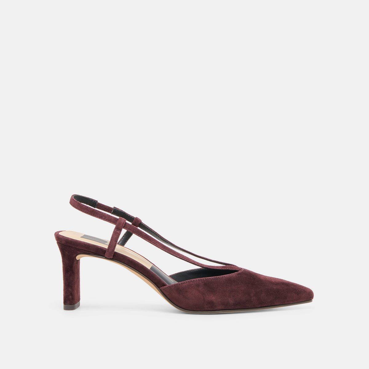 Ginay Mulberry Suede Heels / Dolce Vita