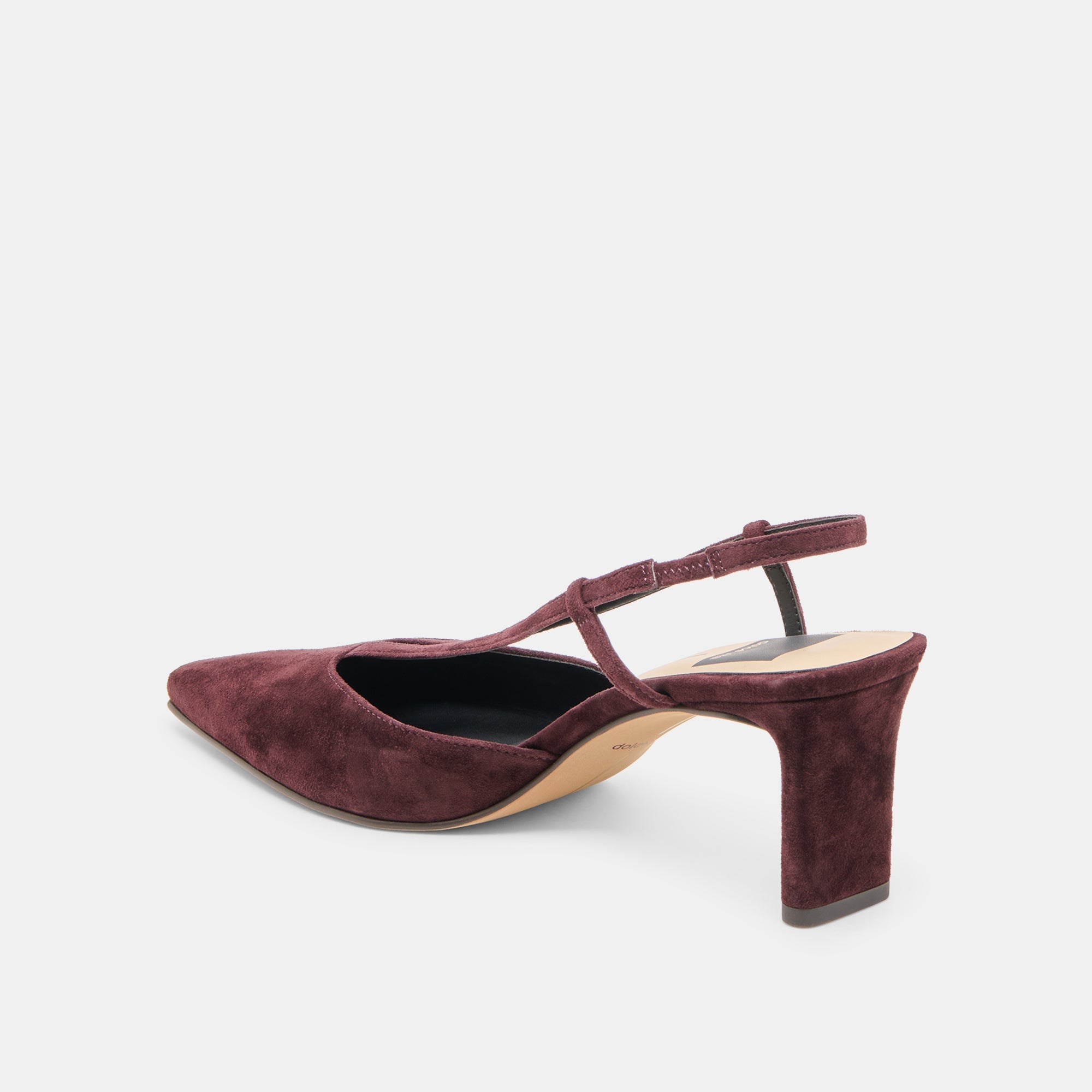 Ginay Mulberry Suede Heels / Dolce Vita