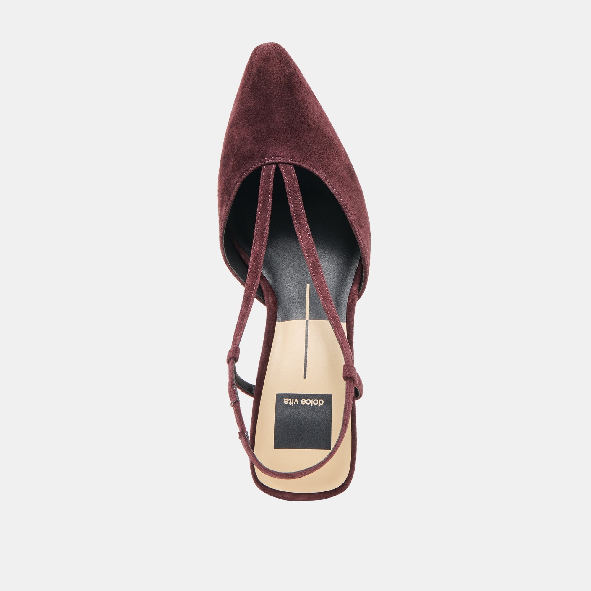 Ginay Mulberry Suede Heels / Dolce Vita