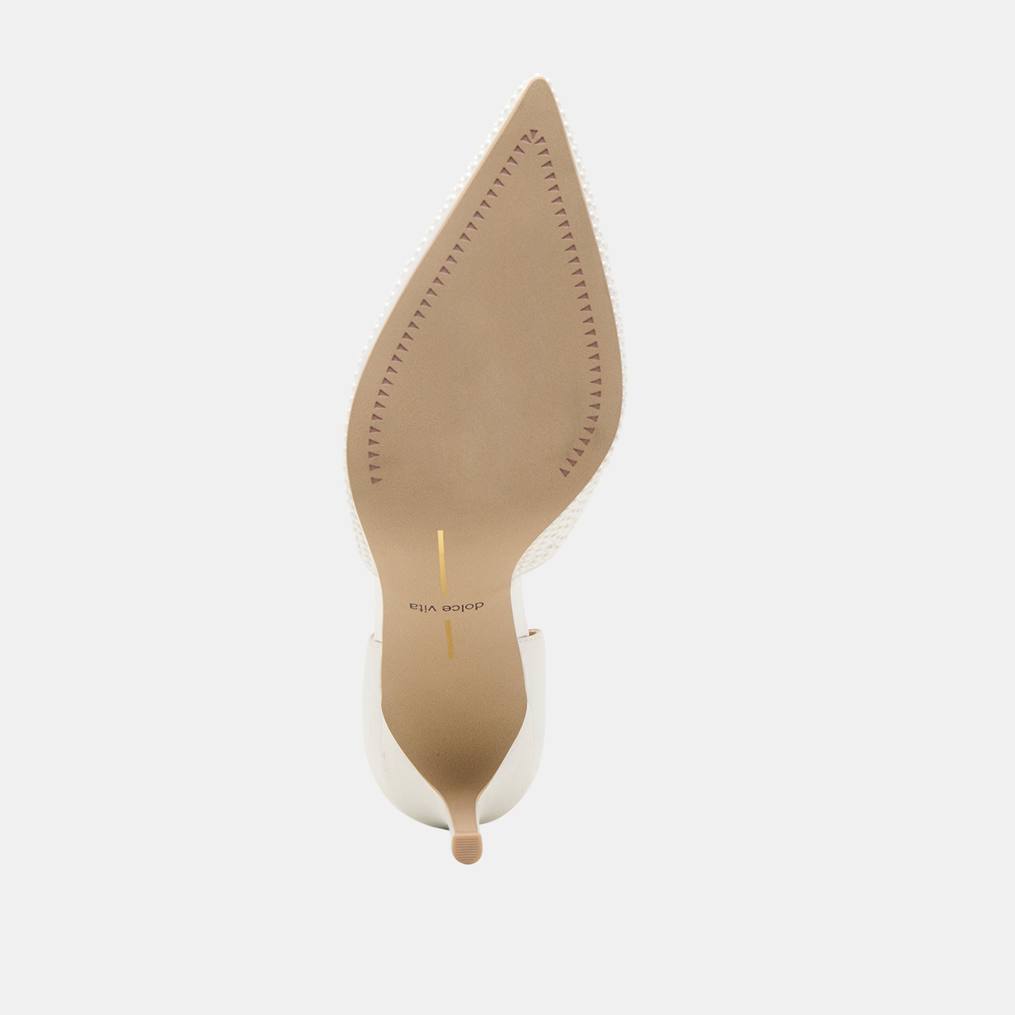 Eloy Pearl Off White Satin Heels / Dolce Vita