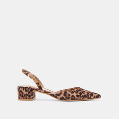 Carel Dk Leopard Satin Heels / Dolce Vita