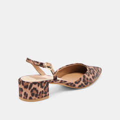 Carel Dk Leopard Satin Heels / Dolce Vita