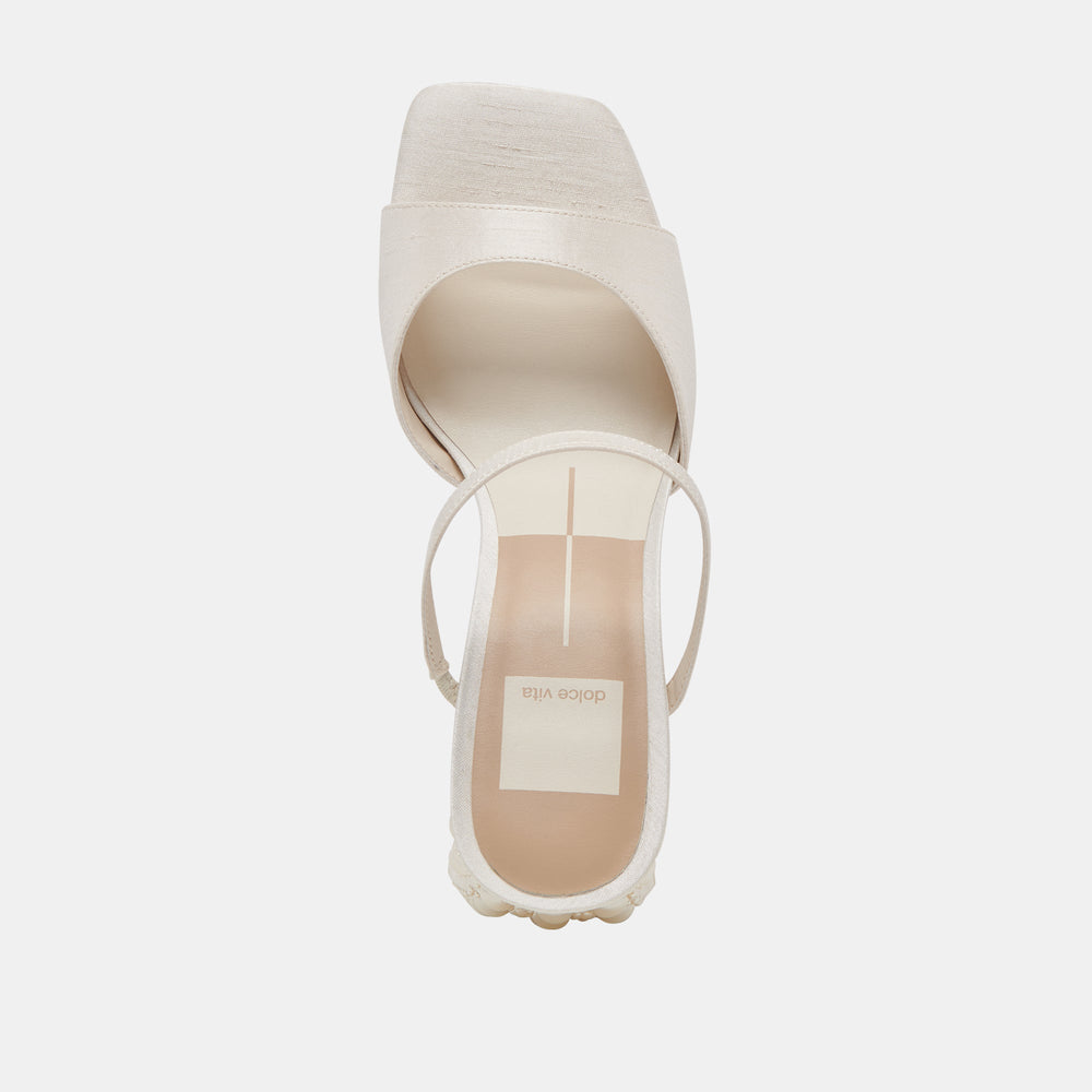 JEMMY PEARL HEELS VANILLA SILK
 – Dolce Vita / Dolce Vita