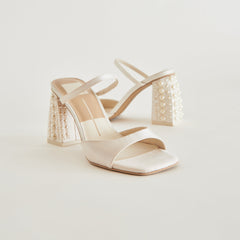 JEMMY PEARL HEELS VANILLA SILK
 – Dolce Vita / Dolce Vita