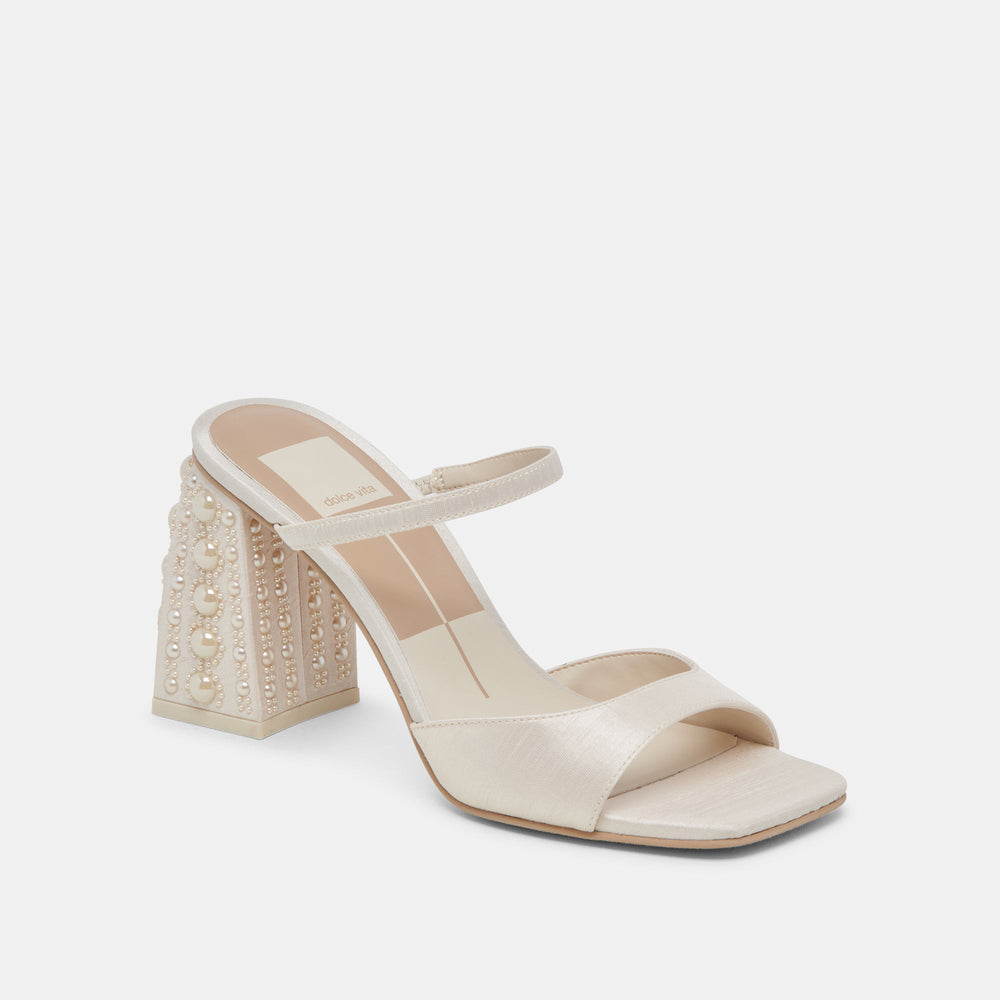 JEMMY PEARL HEELS VANILLA SILK
 – Dolce Vita / Dolce Vita