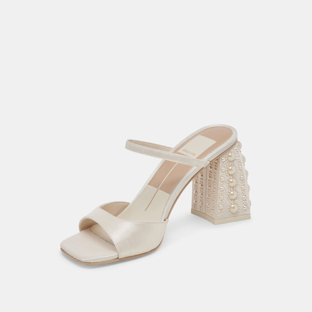 JEMMY PEARL HEELS VANILLA SILK
 – Dolce Vita / Dolce Vita