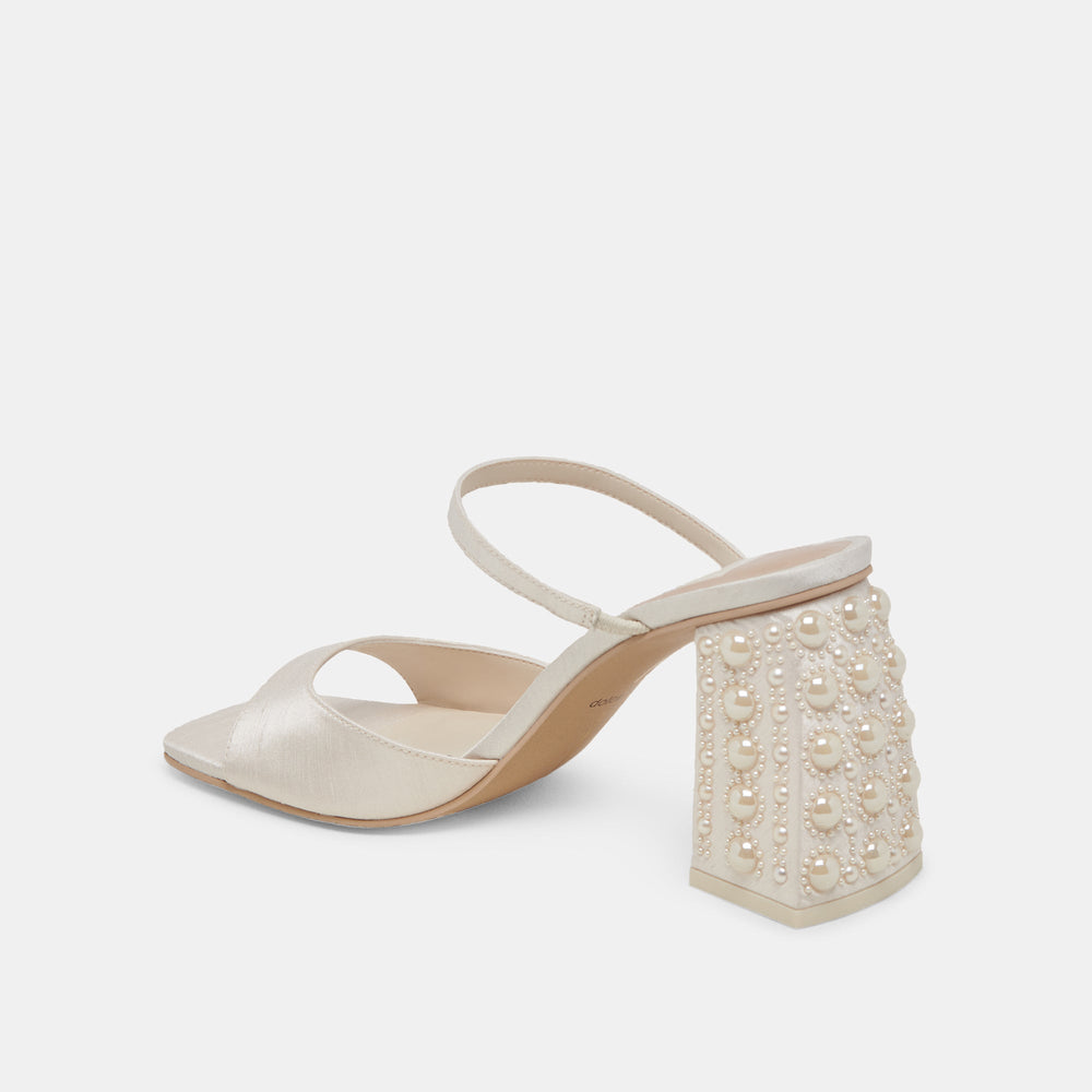 JEMMY PEARL HEELS VANILLA SILK
 – Dolce Vita / Dolce Vita