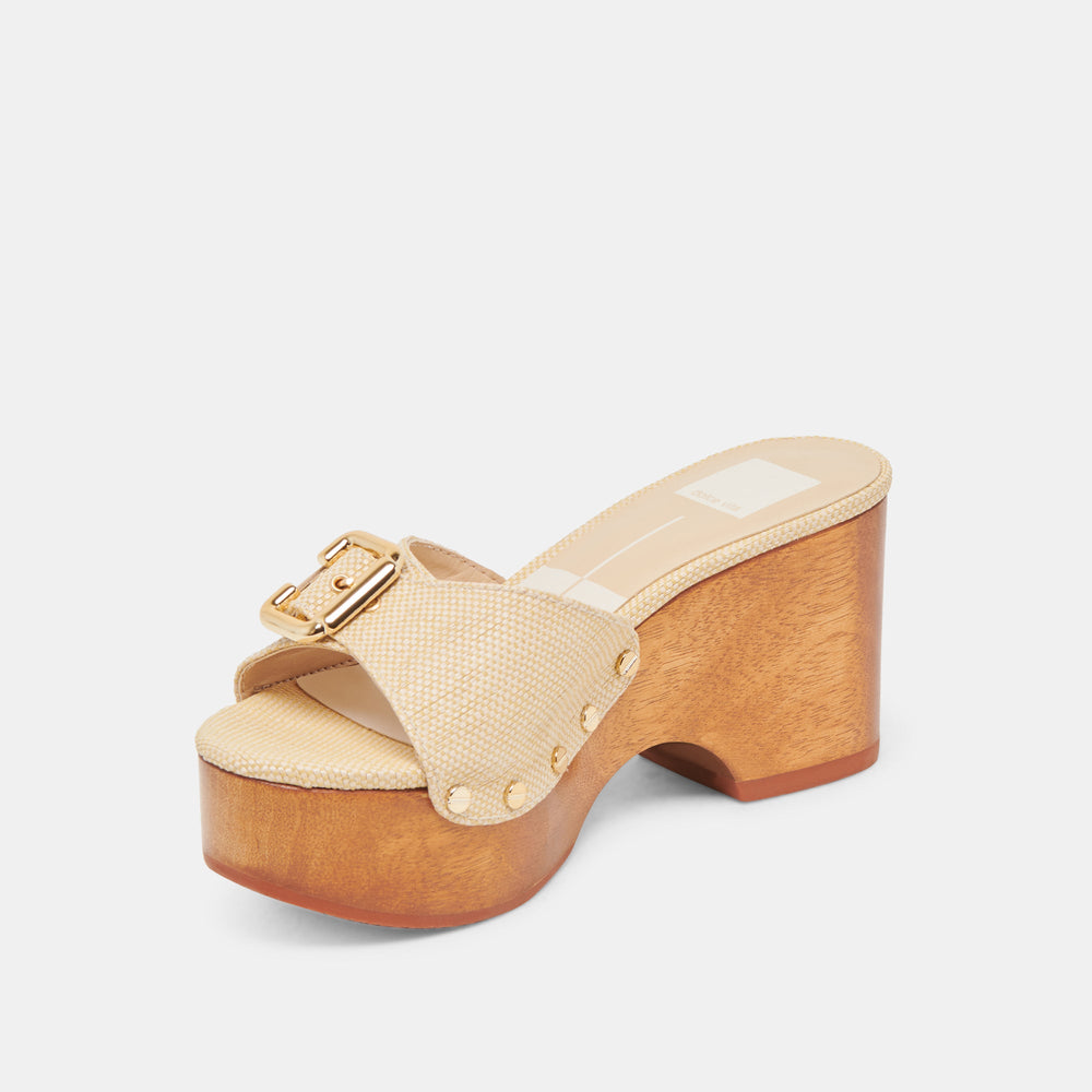 YALAH HEELS LT NATURAL RAFFIA
 – Dolce Vita / Dolce Vita