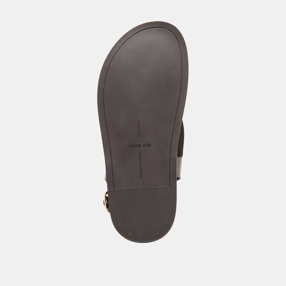 Jony Dk Brown Leather Sandals / Dolce Vita