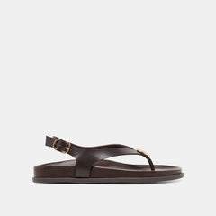 Jony Dk Brown Leather Sandals / Dolce Vita