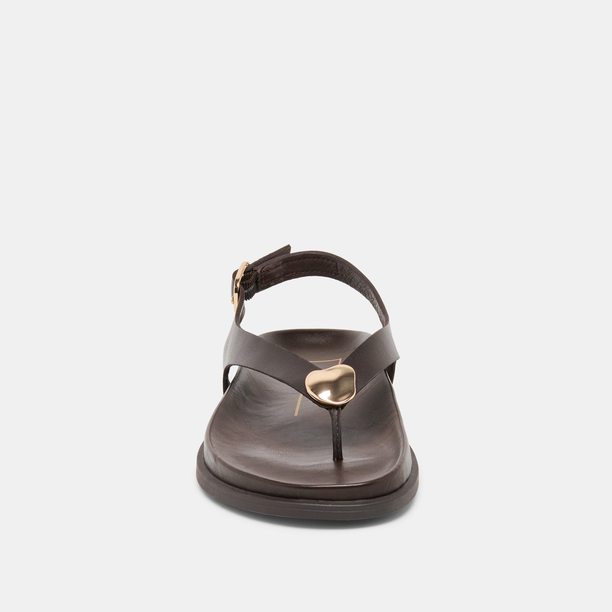 Jony Dk Brown Leather Sandals / Dolce Vita