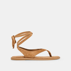 Jayden Teak Suede Sandals / Dolce Vita