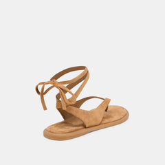 Jayden Teak Suede Sandals / Dolce Vita