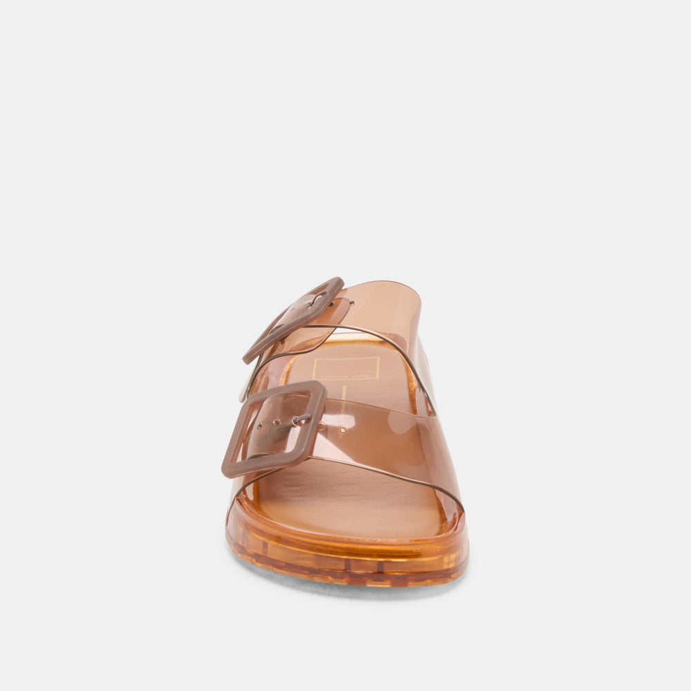 Julio Whiskey Vinyl Sandals / Dolce Vita