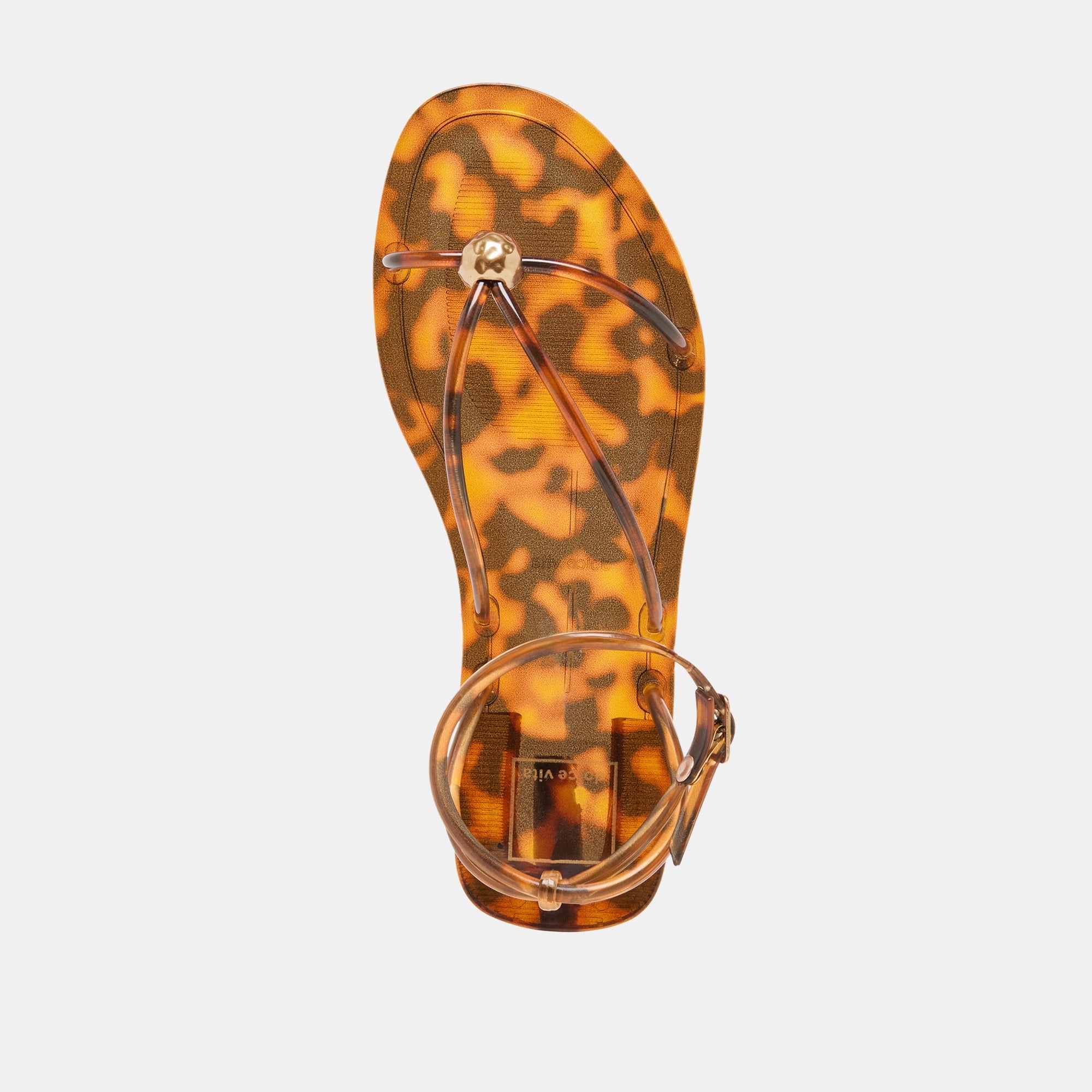 Kenley Vinyl Tortoise Jelly Sandals / Dolce Vita