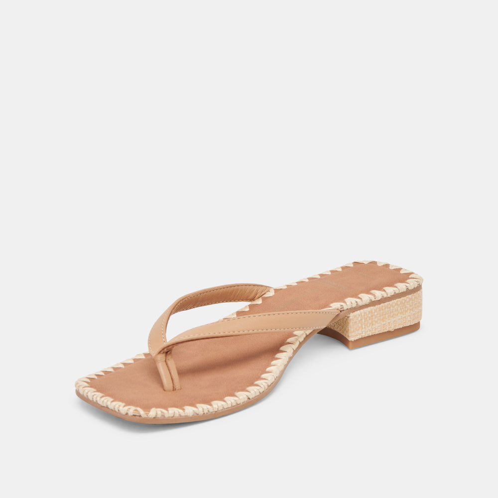 BARTY SANDALS LIGHT TAN LEATHER
 – Dolce Vita / Dolce Vita