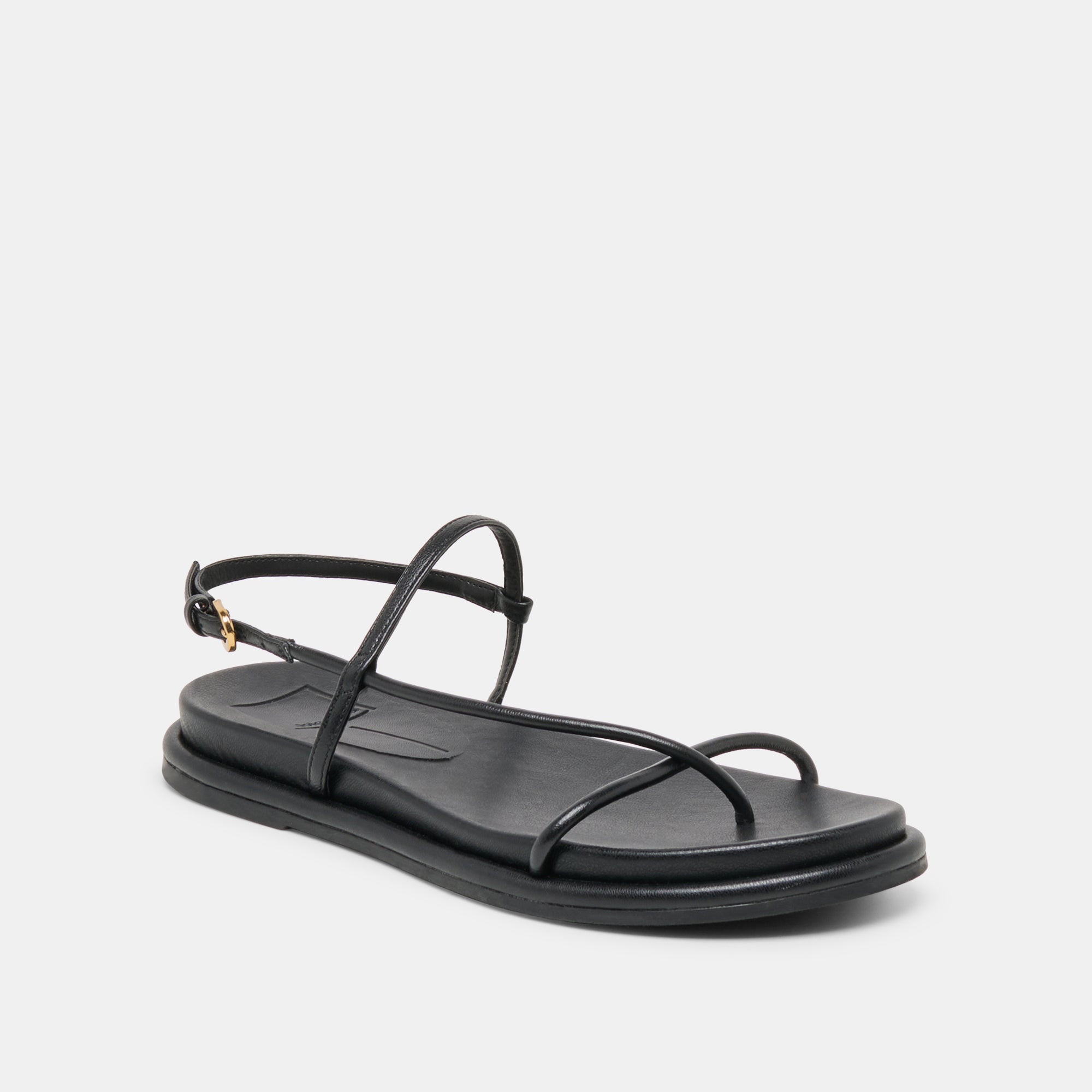 Dom Black Leather Sandals / Dolce Vita