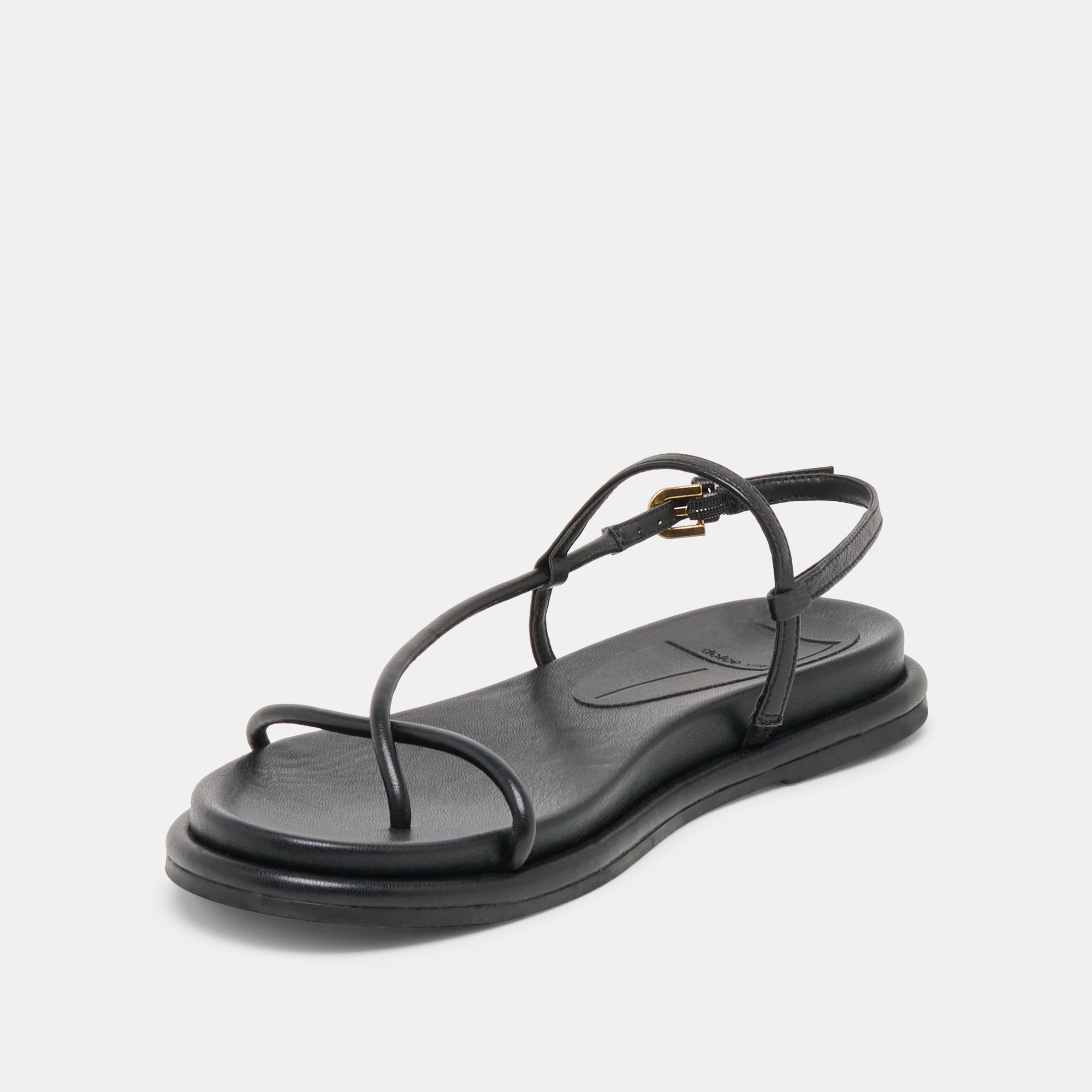 Dom Black Leather Sandals / Dolce Vita