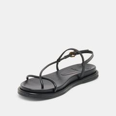 Dom Black Leather Sandals / Dolce Vita