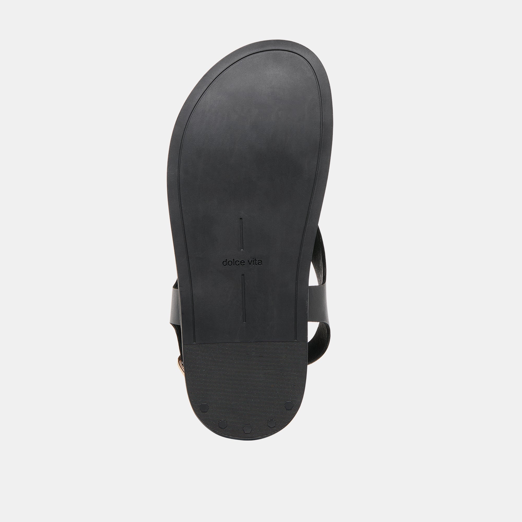 Jony Black Leather Sandals / Dolce Vita