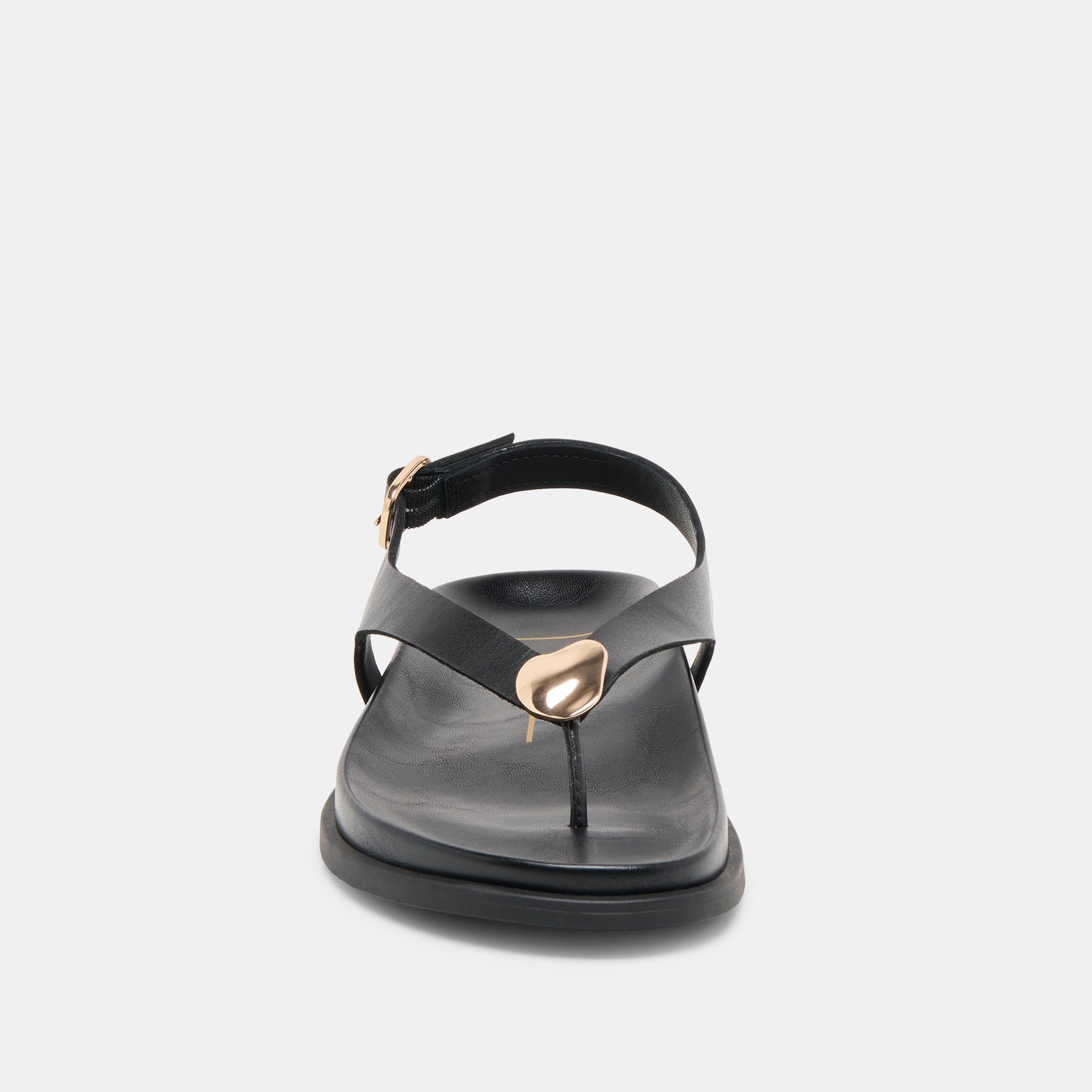 Jony Black Leather Sandals / Dolce Vita