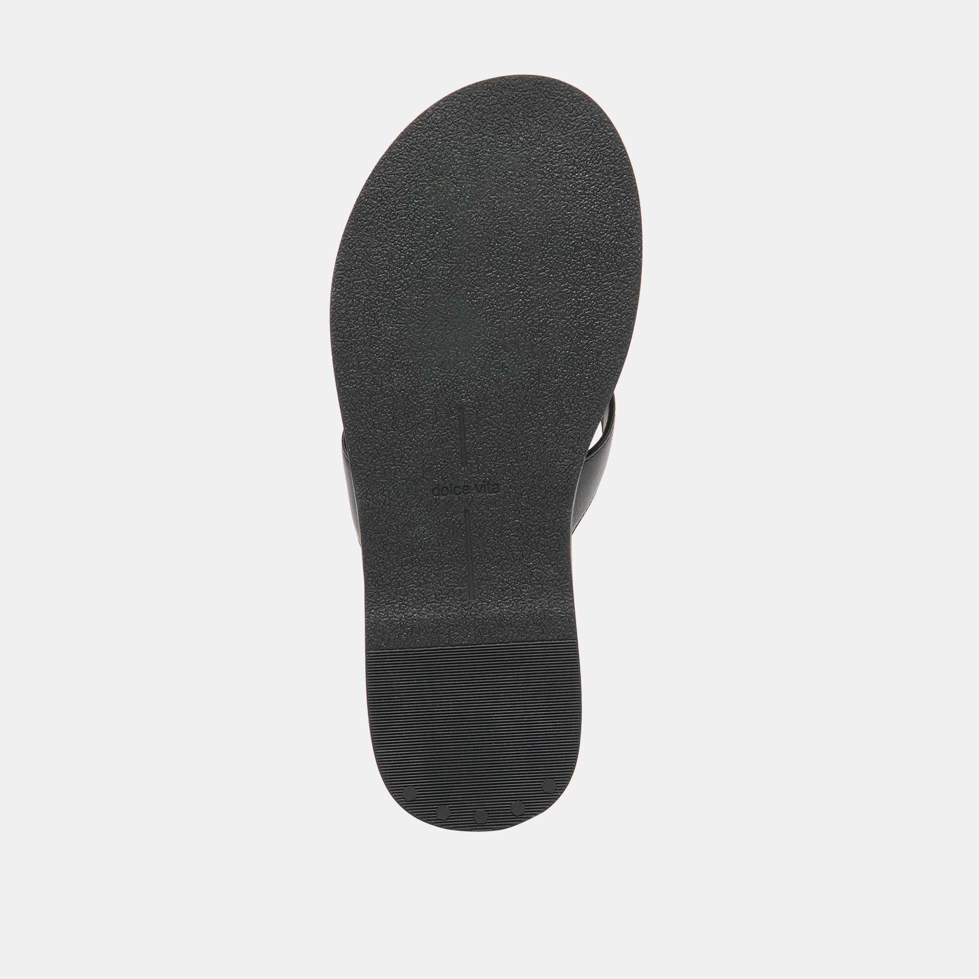 Jaina Black Leather Sandals / Dolce Vita