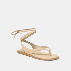 Jayden Almond Suede Sandals / Dolce Vita