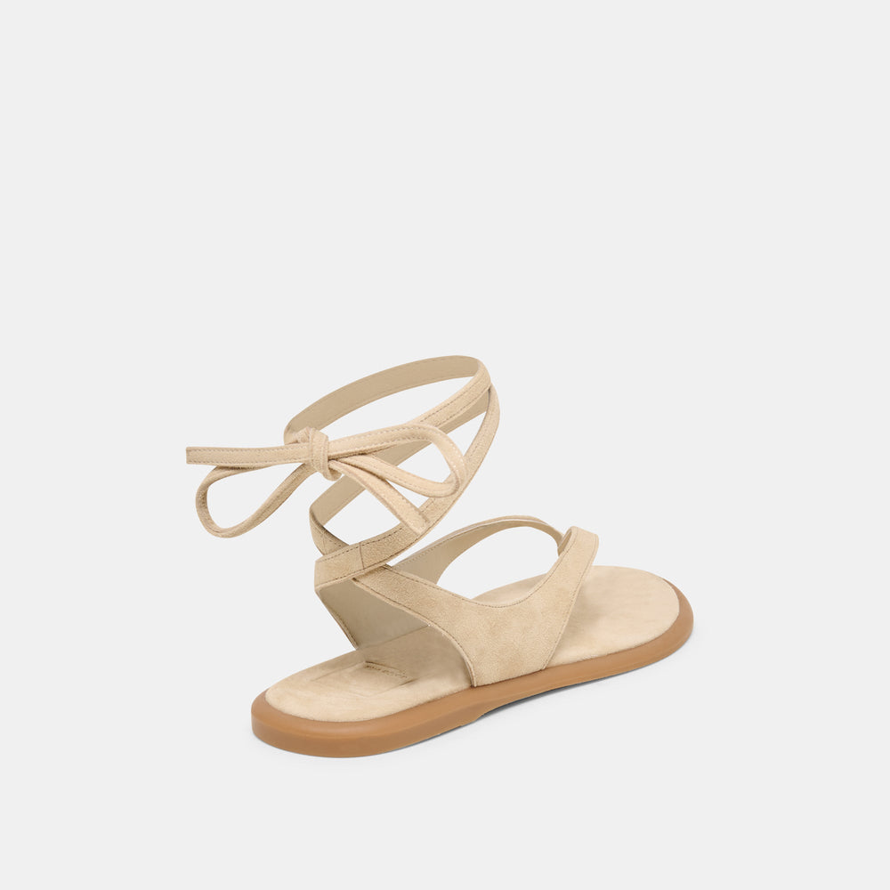 Jayden Almond Suede Sandals / Dolce Vita